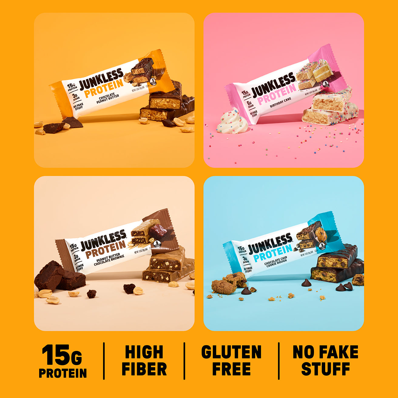 JUNKLESS JUNKLESS PROTEIN BARS — product image